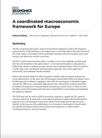 A coordinated macroeconomic framework for Europe