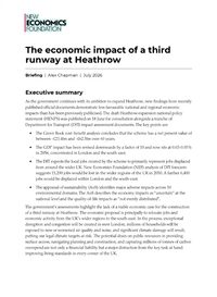 The economic impact of a third runway at Heathrow