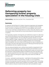 Reforming property tax